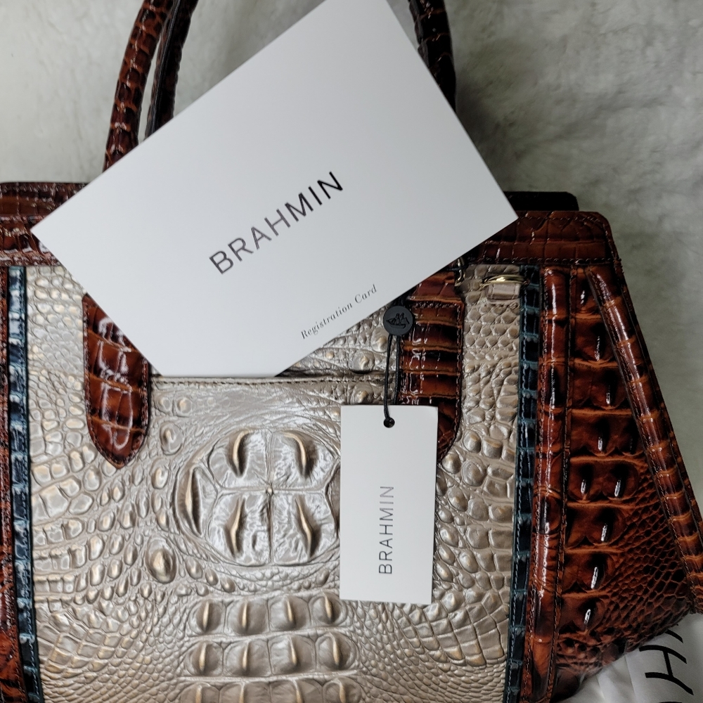 ☆ Brahmin Designer 3in1 Satchel Shoulder Purse NWT - Picture 8 of 15